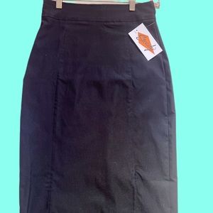 Rock Steady Black Pencil Skirt